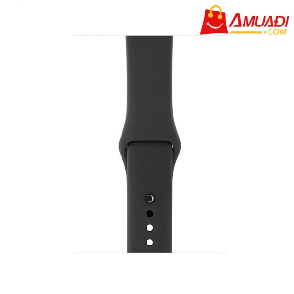 [A699] Apple Watch Series 3 GPS, 42mm viền nhôm dây cao su đen MTF32VNA